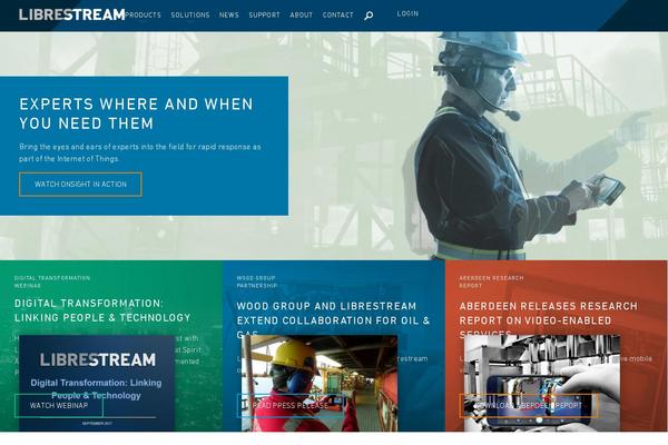 librestream.com site used Librestream