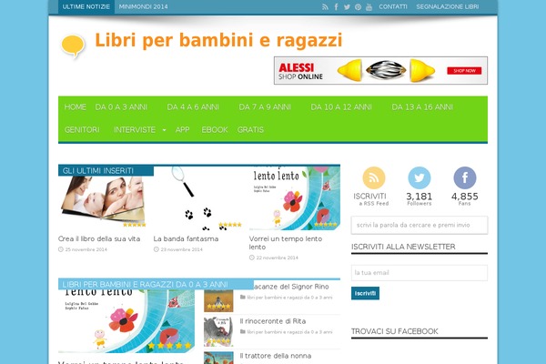 Jarida theme site design template sample