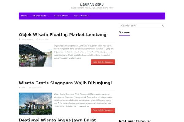 MasterBlog theme site design template sample