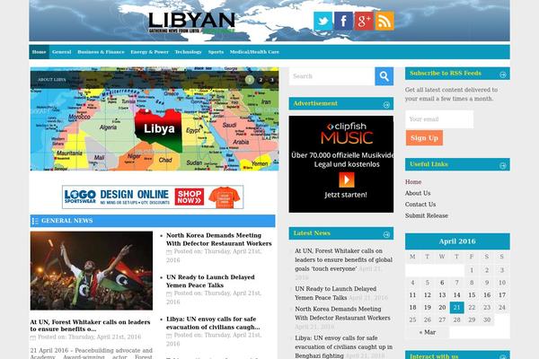 Site using Image slider with description plugin