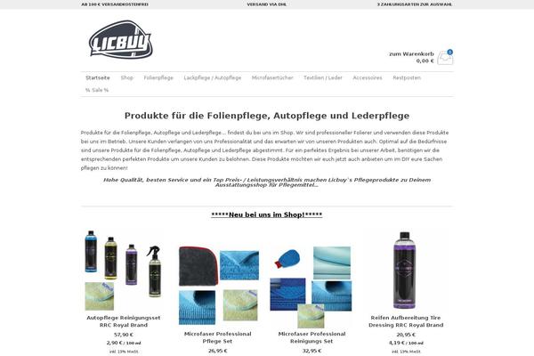Vendipro theme site design template sample