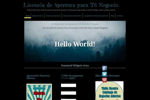 Pilot Fish theme site design template sample