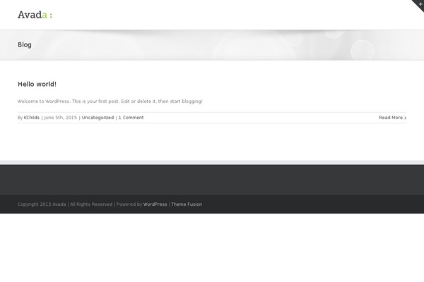 Paramount theme site design template sample