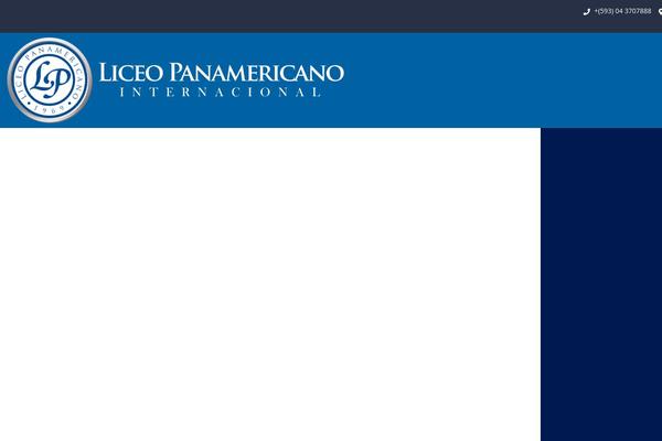 liceopanamericano.edu.ec site used Masterstudy-child