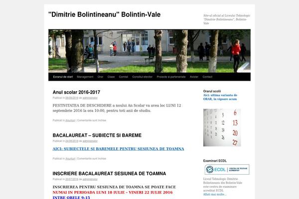 Twenty Ten theme site design template sample