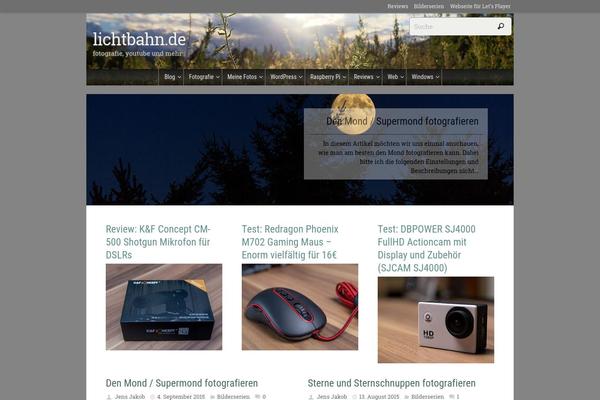 Site using Carousel Horizontal Posts Content Slider plugin