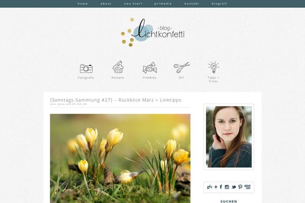 Wohnklamotte theme site design template sample