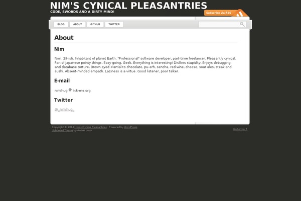 lick-me.org site used LightWord