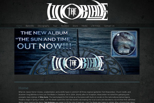 Dark-n-gritty theme site design template sample