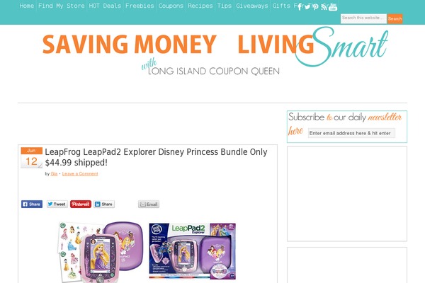 Site using Displet Pop plugin