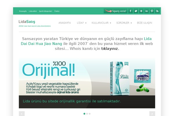 lidasatis.com site used New