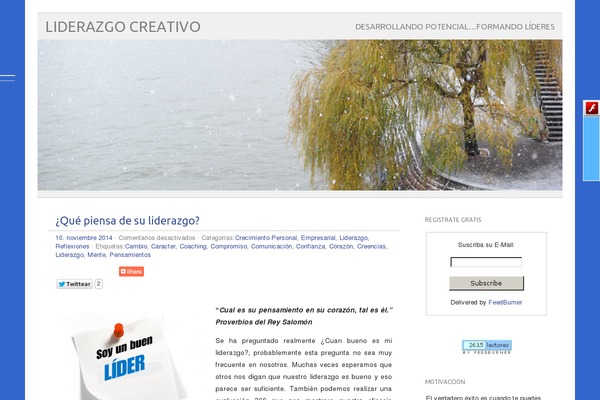 liderazgocreativo.com site used Purple Modena