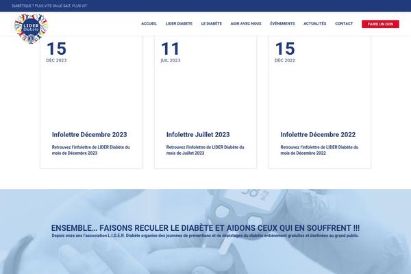 Brooklyn Child theme site design template sample
