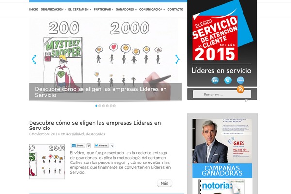 lideresenservicio.com site used Lid