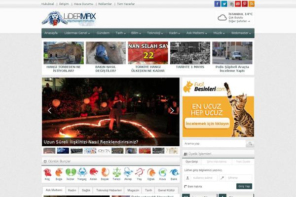 Webportal v2 theme site design template sample