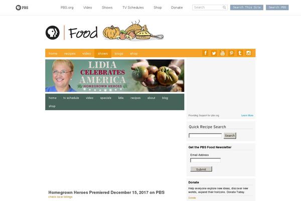 lidiacelebratesamerica.com site used Food