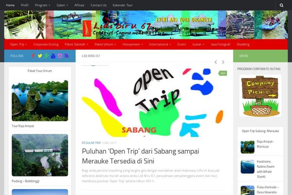 Site using Responsive Lightbox plugin
