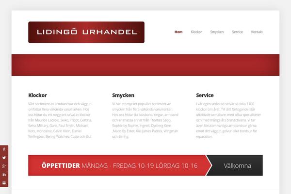 lidingour.se site used Xponent-standard