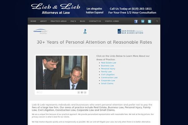 Alyeska theme site design template sample