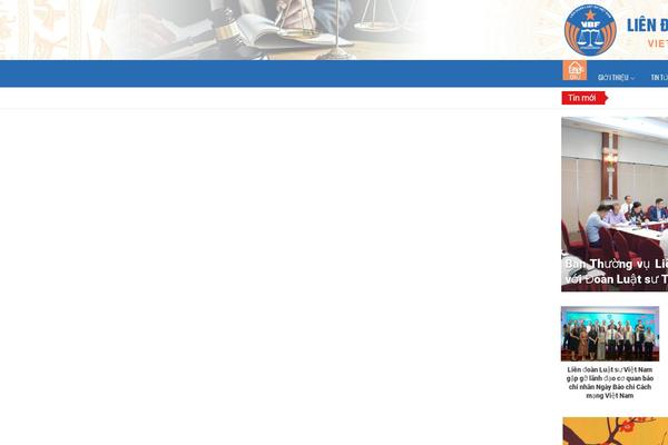 liendoanluatsu.org.vn site used Congnghevietnam-vn