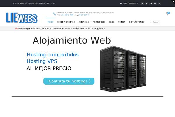Easyweb theme site design template sample