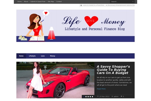 Megazine theme site design template sample