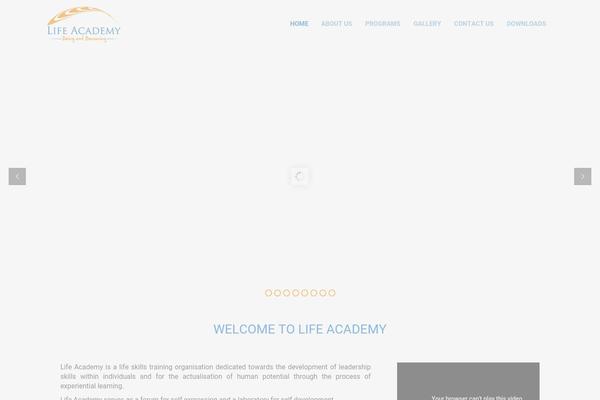 lifeacademy.co.in site used Mentor