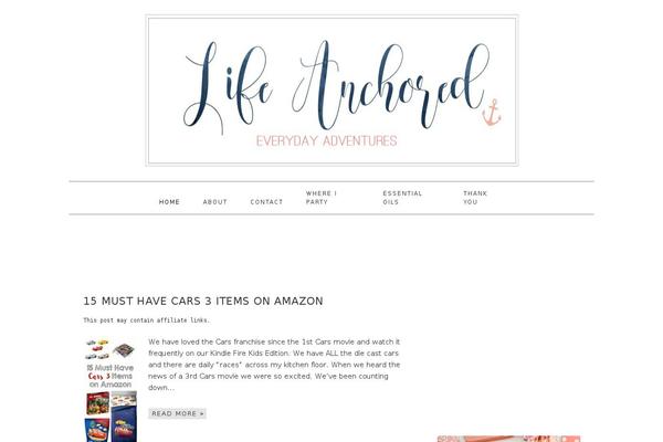 lifeanchored.com site used Foodie
