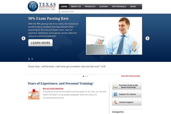 lifeandhealthinsurancetraining.com site used Tes