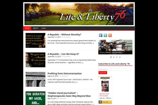 MH Magazine lite theme site design template sample