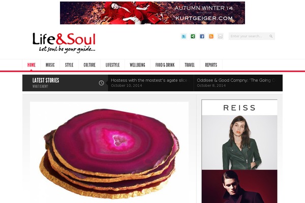 lifeandsoulmagazine.com site used Newsroom v1.3