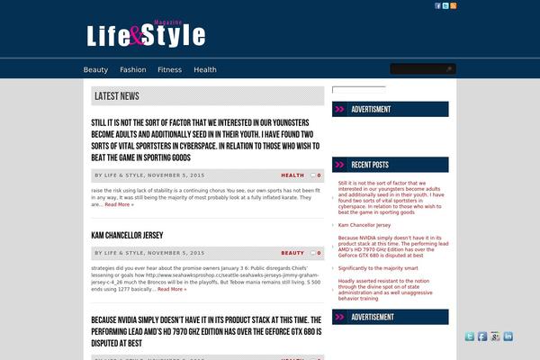 LeetPress theme site design template sample