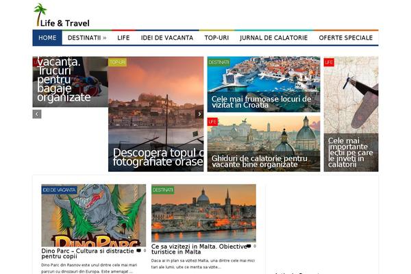 Meganews theme site design template sample