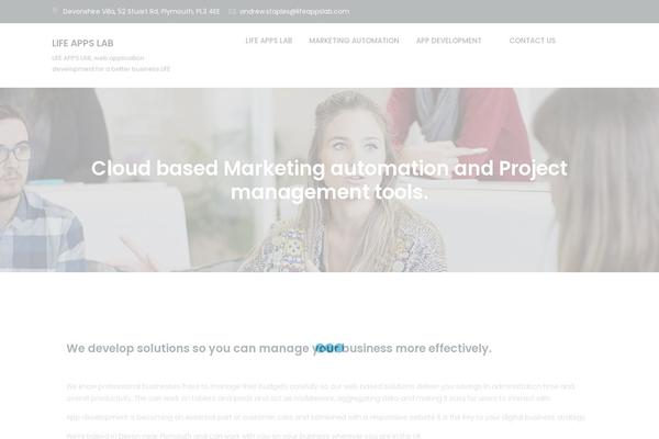 lifeappslab.com site used Business-consultr