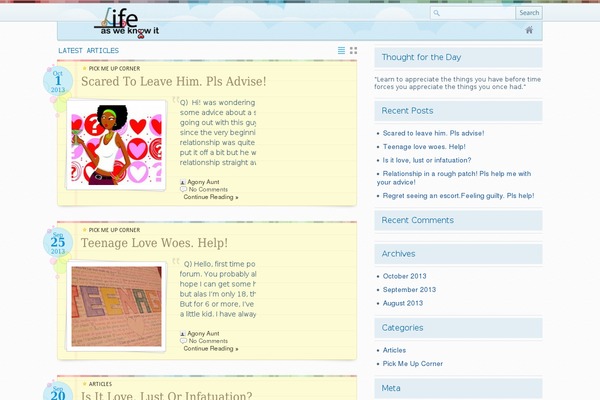 WordPress website example screenshot