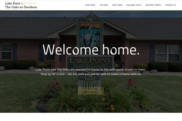 Ambient theme site design template sample