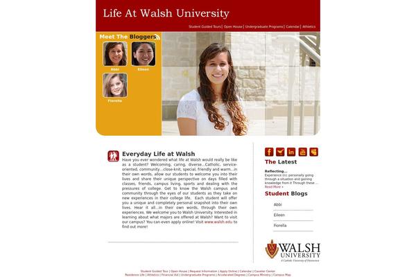 Default theme site design template sample