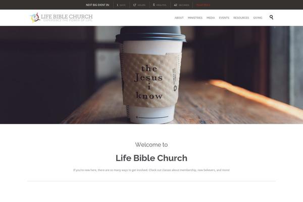 Church and Event theme site design template sample