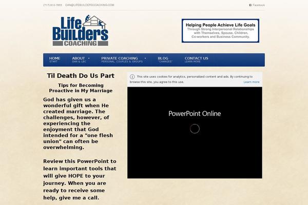 Site using Social Media Badge Widget plugin