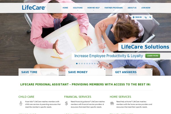Lifecare theme site design template sample