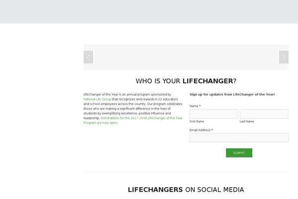 Vantage-child theme site design template sample