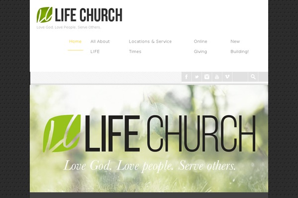 Evident theme site design template sample