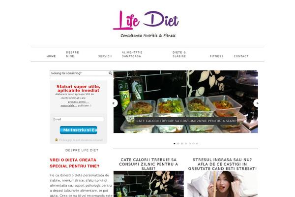 Foodie theme site design template sample