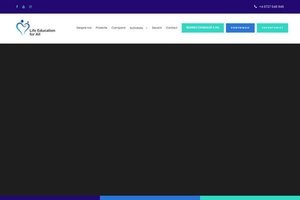 Chariti theme site design template sample