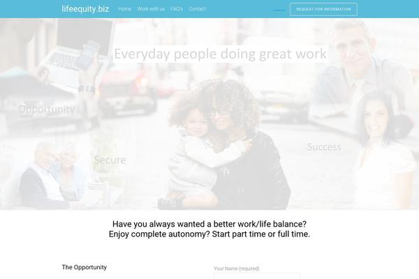 Tesseract theme site design template sample