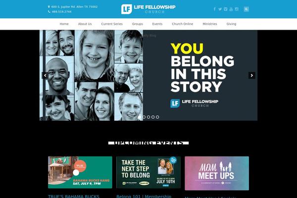 Forgiven theme site design template sample