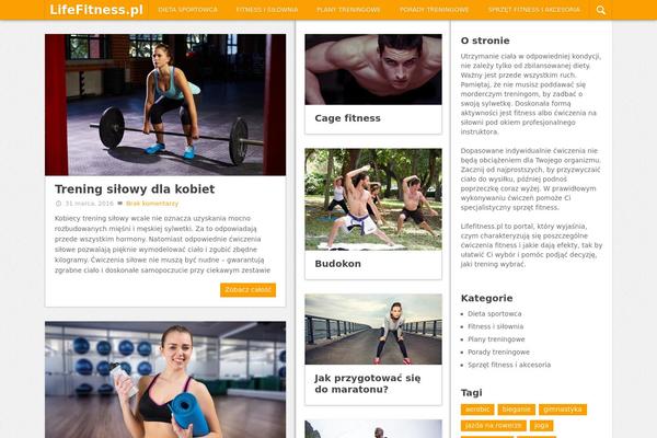 Pinstagram theme site design template sample