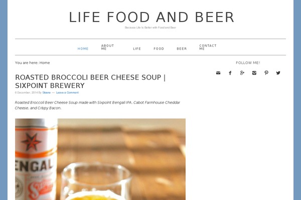 Foodie Pro theme site design template sample