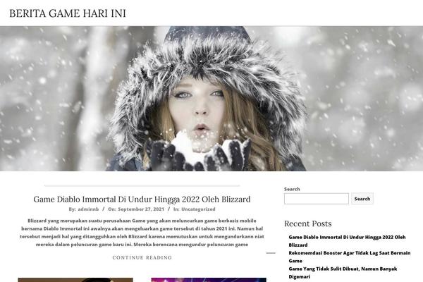 Unos theme site design template sample