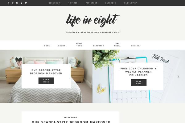 Monstera theme site design template sample